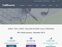 Tablet Screenshot of callsource.com