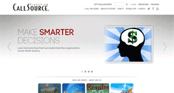 Desktop Screenshot of franchise.callsource.com